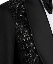 Load image into Gallery viewer, Embroidered Black Tuxedo