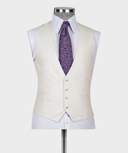 Load image into Gallery viewer, White Classic Vest Suit