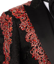 Load image into Gallery viewer, Red Stoned Jewelry Tuxedo