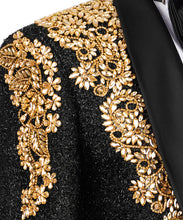 Load image into Gallery viewer, Black-Gold Jewelry Tuxedo
