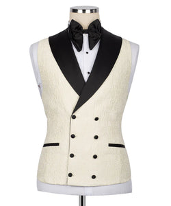 Cream Gold Jewelry Tuxedo