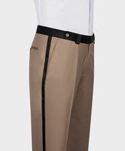 Load image into Gallery viewer, Light Brown Tuxedo With Black Wide Lapel