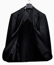 Load image into Gallery viewer, Black Plaid Three Piece Classic Suit