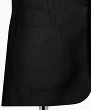 Load image into Gallery viewer, Black Plaid Three Piece Classic Suit