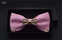 Load image into Gallery viewer, Bow Tie - Filigree metal accents (many colors)