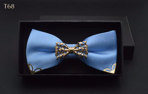 Bow Tie - Filigree metal accents (many colors)