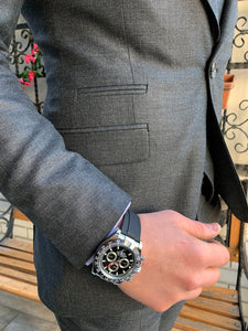 Graphite Gray 3-Piece Suit (TE3207)