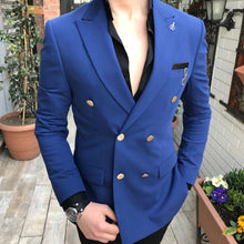 Load image into Gallery viewer, Double Breasted Blazer Set (Many colors available)