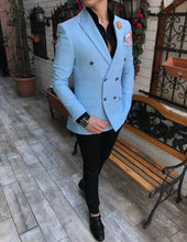 Load image into Gallery viewer, Double Breasted Blazer Set (Many colors available)