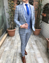 Load image into Gallery viewer, Gray 3-Piece Suit