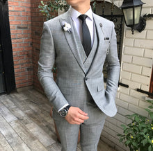 Load image into Gallery viewer, Light Gray 3-Piece Suit (Spring 2020)
